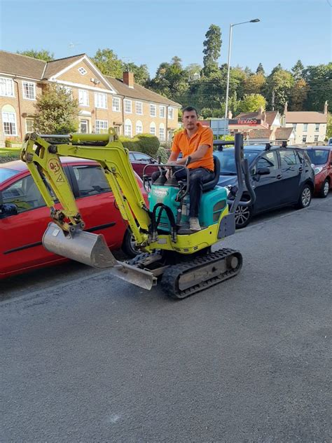 mini digger hire kingsbridge|micro digger and man hire.